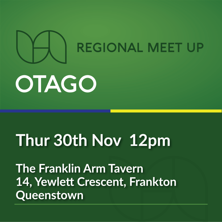 Reminder Otago Regional Meet Up - Queenstown